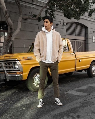 Fleece-Pullover kombinieren – 154 Frühling Herren Outfits
