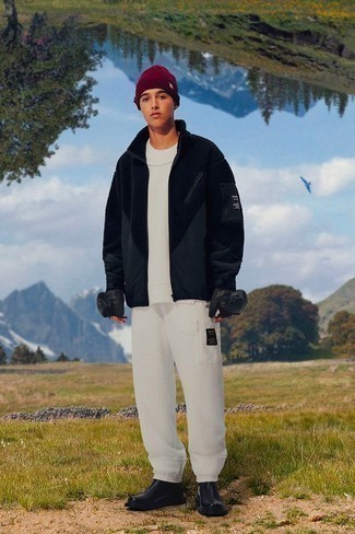 Teenager: Fleece-Pullover kombinieren – 12 Frühling Herren Outfits