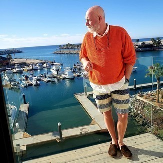 50 Jährige: Fleece-Sweatshirts kombinieren – 1 Herren Outfits