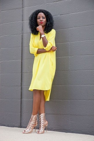 gelbes Kleid von Unbekannt