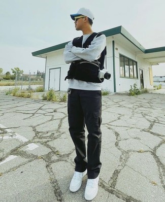 Wie ärmellose Jacke mit Sweatshirt zu kombinieren – 80 Herren Outfits
