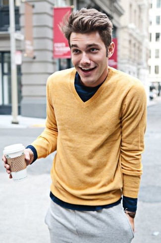 Goldenen Pullover kombinieren – 625+ Herren Outfits warm Wetter