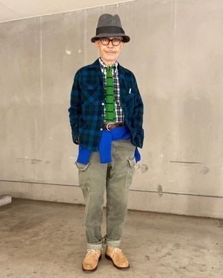 Grüne horizontal gestreifte Krawatte kombinieren – 22 Herren Outfits