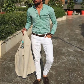 Grünes Hemd kombinieren – 263 Herren Outfits warm Wetter