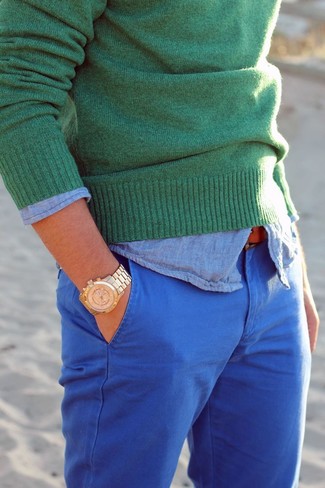 Grünen Pullover kombinieren – 247 Herren Outfits