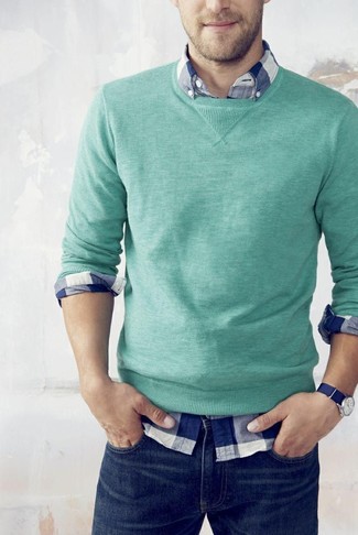 Grünen Pullover kombinieren – 247 Herren Outfits