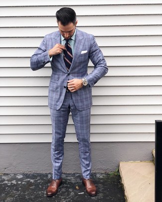 Grünes vertikal gestreiftes Businesshemd kombinieren – 34 Herren Outfits