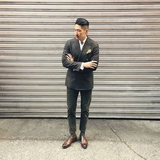 Gelbgrünes Einstecktuch kombinieren – 511+ Herren Outfits