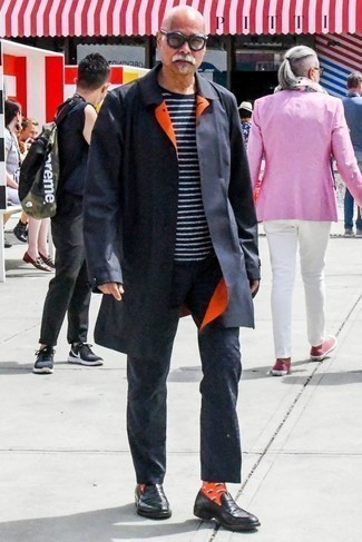 Gelbgrüne bedruckte Socken kombinieren – 26 Herren Outfits