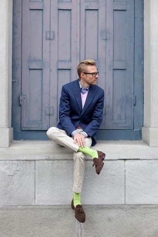 Gelbgrüne Socken kombinieren – 464 Herren Outfits