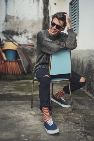 Gelbgrüne Socken kombinieren – 30 Lässige Herren Outfits