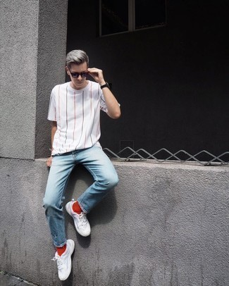 Gelbgrüne Socken kombinieren – 30 Lässige Herren Outfits
