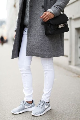 Graue Sportschuhe kombinieren – 73 Damen Outfits
