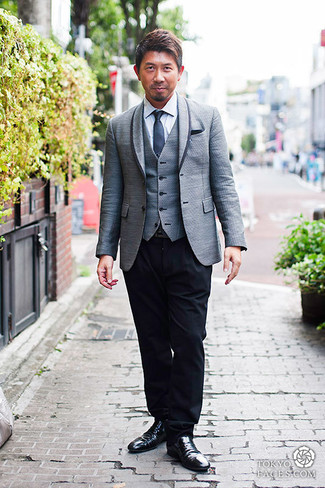 Welche Westen mit grauen Sakkos zu tragen – 183 Herren Outfits