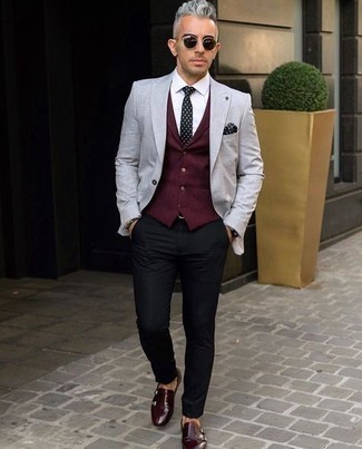 Welche Westen mit grauen Sakkos zu tragen – 183 Herren Outfits