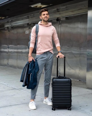 Grauen Segeltuch Rucksack kombinieren – 138 Herren Outfits