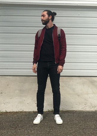 Grauen Segeltuch Rucksack kombinieren – 138 Herren Outfits