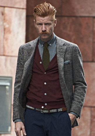 Grauen Segeltuchgürtel kombinieren – 56 Herren Outfits