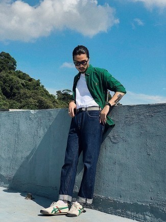 Grauen Segeltuchgürtel kombinieren – 56 Herren Outfits