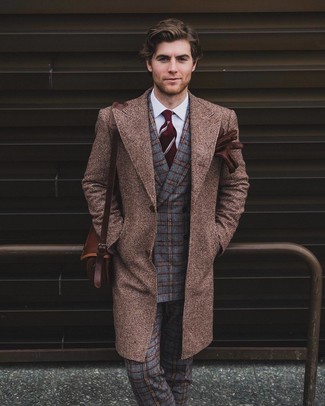 Graue Jacke mit Karomuster kombinieren – 23 Herren Outfits kalt Wetter