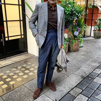 Graue Jacke mit Karomuster kombinieren – 23 Herren Outfits kalt Wetter