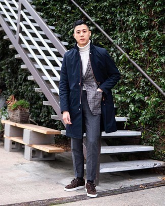 20 Jährige: Graue Jacke mit Vichy-Muster kombinieren – 7 Herren Outfits