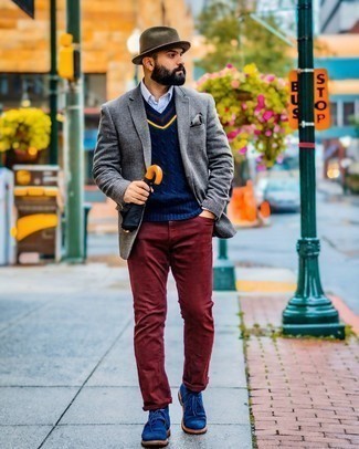 Graue Jacke mit Vichy-Muster kombinieren – 29 Herren Outfits
