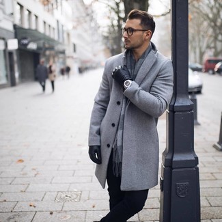Welche Chinohosen mit grauen Mantels zu tragen – 597+ Herren Outfits