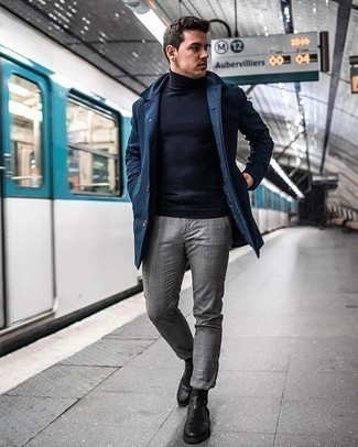 20 Jährige: Graue Chinohose mit Schottenmuster kombinieren – 43 Herbst Herren Outfits