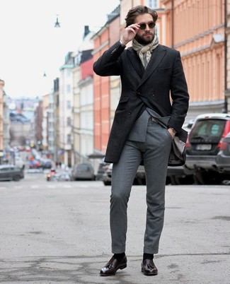 30 Jährige: Welche Socken mit grauen Anzuges zu tragen – 232 Herbst Herren Outfits