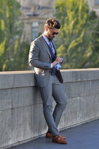 30 Jährige: Welche Socken mit grauen Anzuges zu tragen – 232 Herbst Herren Outfits