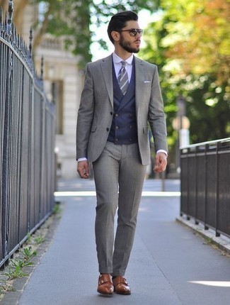 30 Jährige: Welche Socken mit grauen Anzuges zu tragen – 232 Herbst Herren Outfits