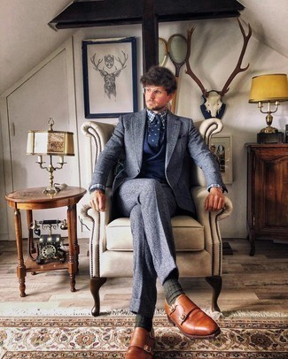 30 Jährige: Welche Socken mit grauen Anzuges zu tragen – 232 Herbst Herren Outfits