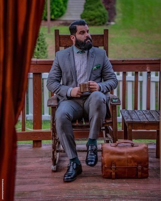 30 Jährige: Welche Socken mit grauen Anzuges zu tragen – 232 Herbst Herren Outfits