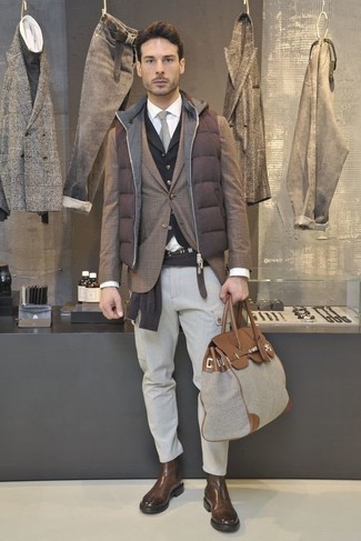 Graue Krawatte kombinieren – 177 Herren Outfits kühl Wetter
