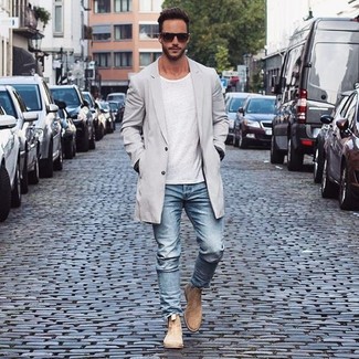 Grauen Trenchcoat kombinieren – 82 Herren Outfits