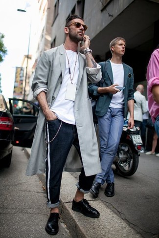 Grauen Trenchcoat kombinieren – 82 Herren Outfits