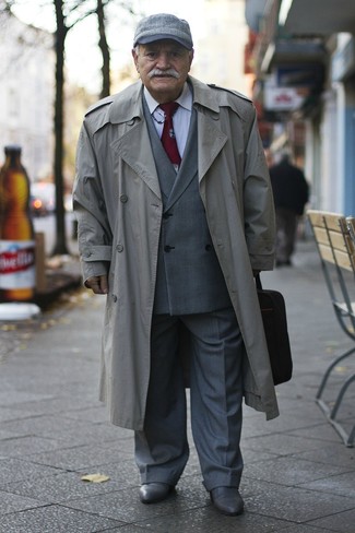 Grauen Trenchcoat kombinieren – 82 Herren Outfits