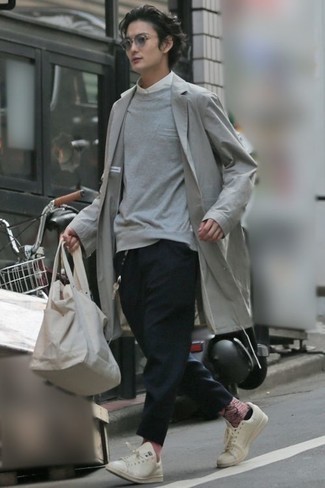 Grauen Trenchcoat kombinieren – 82 Herren Outfits