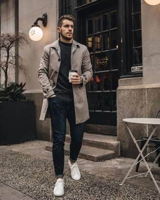 Grauen Trenchcoat kombinieren – 82 Herren Outfits