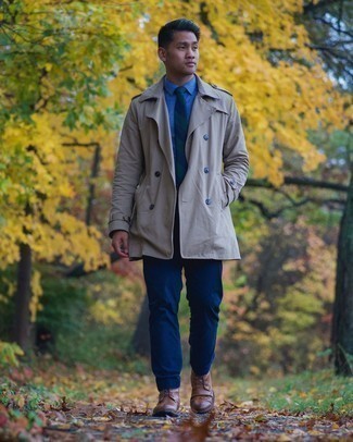 Grauen Trenchcoat kombinieren – 82 Herren Outfits