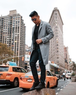 Grauen Trenchcoat kombinieren – 82 Herren Outfits