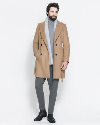 Welche Mäntel mit grauen Rollkragenpullovers zu tragen – 327 Herren Outfits