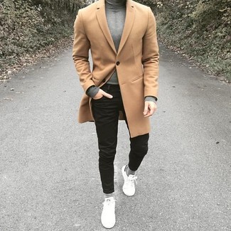 Welche Mäntel mit grauen Rollkragenpullovers zu tragen – 327 Herren Outfits
