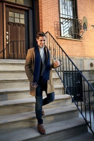 Welche Mäntel mit grauen Rollkragenpullovers zu tragen – 327 Herren Outfits