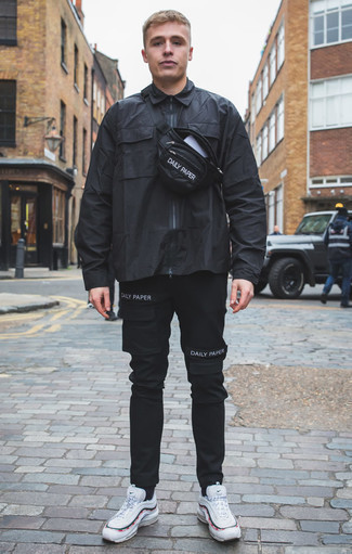 schwarze Harrington-Jacke von CMF Outdoor Garment