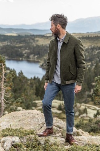 Harrington-Jacke kombinieren – 340 Smart-Casual Herbst Herren Outfits