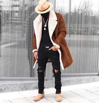 Hut kombinieren – 70 Casual Herren Outfits kühl Wetter