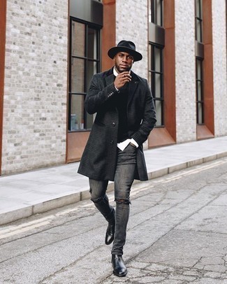 Hut kombinieren – 70 Casual Herren Outfits kühl Wetter