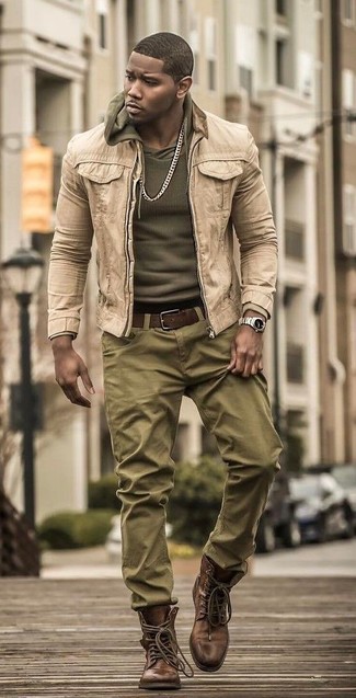 Wie Pullover mit einem Kapuze mit Freizeitstiefel zu kombinieren – 264 Herren Outfits